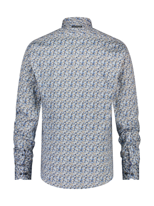 A Fish Named Fred Shirt Bur View, Roasted Cashew - Caswell's Fine Menswear