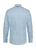 A Fish Named Fred Wave Shirt, Blue Multi - Caswell's Fine Menswear