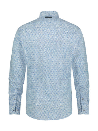 A Fish Named Fred Wave Shirt, Blue Multi - Caswell's Fine Menswear