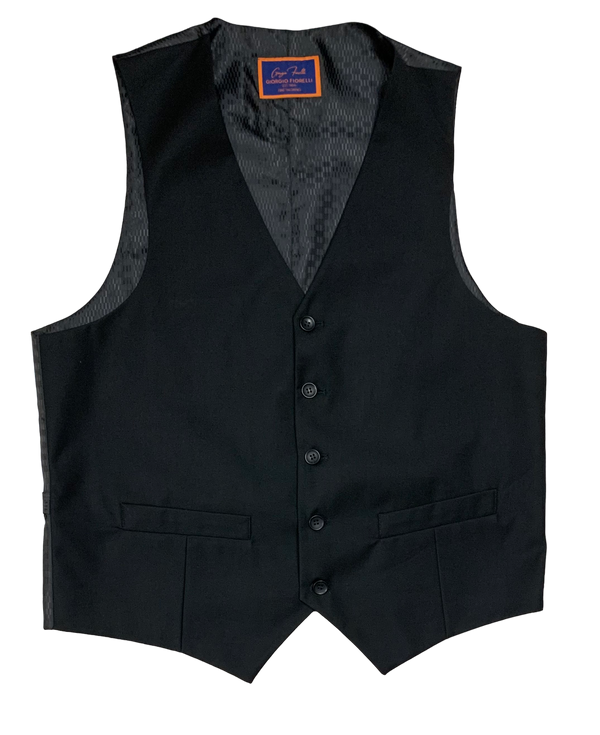 Giorgio Fiorelli Vest, Black - Caswell's Fine Menswear