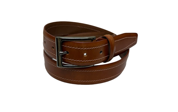 Bench Craft Leather Belt | Congac - Caswell's Fine Menswear