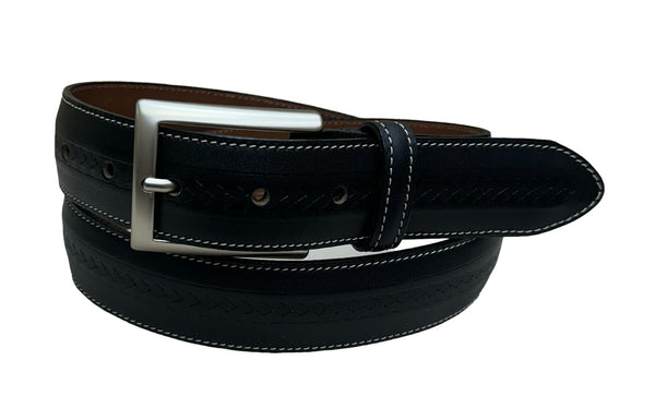 Bench Craft Leather Belt | Black - Caswell's Fine Menswear