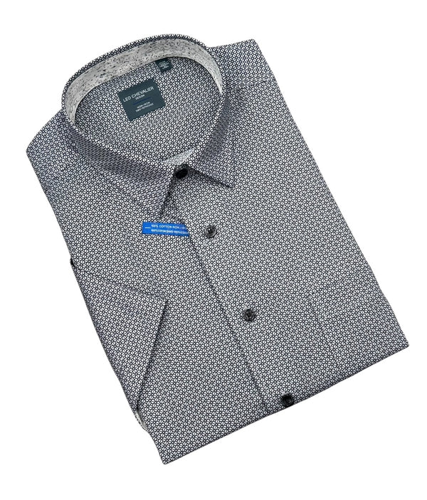 Leo Chevailer Shirt Short Sleeve | Grey