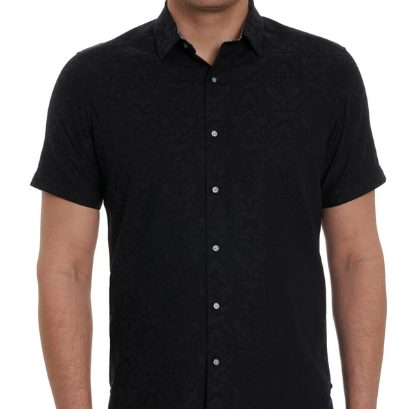 Robert Graham Shirt Bayview, Black - Caswell's Fine Menswear