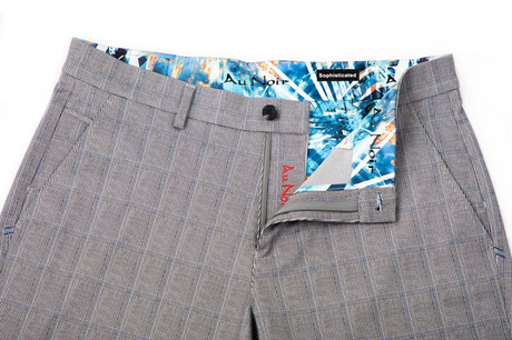 Au Noir Shorts | SOLARIS-ANDERSON, Grey - Caswell's Fine Menswear
