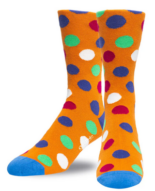 Cole & Parker Socks | Orange - Caswell's Fine Menswear