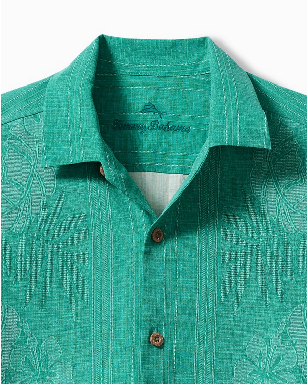 Tommy Bahama Bali Border Silk Camp Shirt | Gulf Shore - Caswell's Fine Menswear