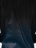 Maceoo Leather Jacket Degrade | Black to Navy - Caswell's Fine Menswear