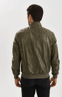 Regency RENE Leather Jacket | Green - Caswell's Fine Menswear