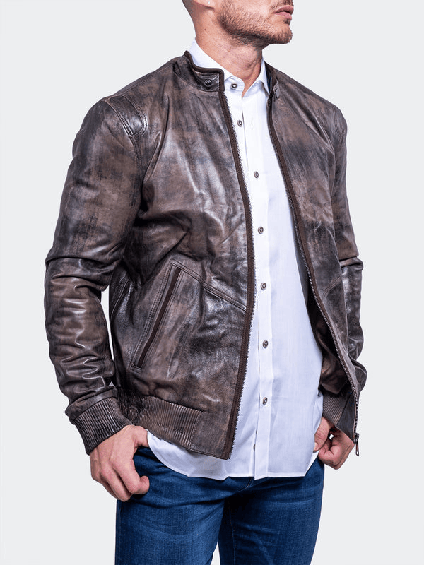 Maceoo Leather Resistance1015 | Brown - Caswell's Fine Menswear