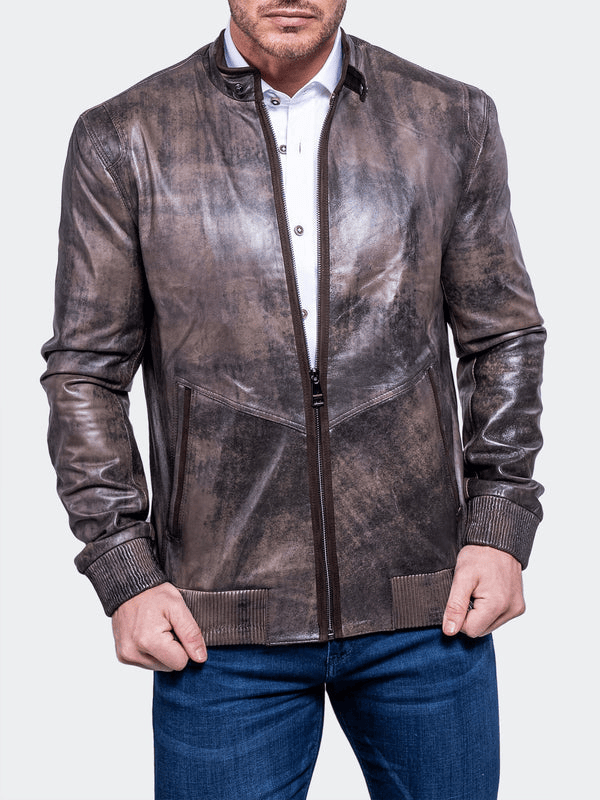 Maceoo Leather Resistance1015 | Brown - Caswell's Fine Menswear