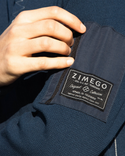 ZIMEGO Men's Casual Long Sleeve Henley Essential Shirt | Navy