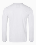 Zimego Modern Henley Shirts Casual Henley V Neck | White