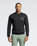 Psycho Bunny Men's Melbourne Embroidered Modal Sweatshirt | Black