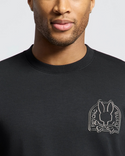 Psycho Bunny Men's Melbourne Embroidered Modal Sweatshirt | Black