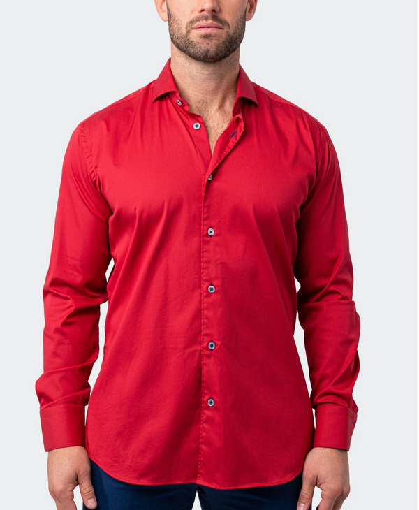 Maceoo Soft Butter Shirt Red
