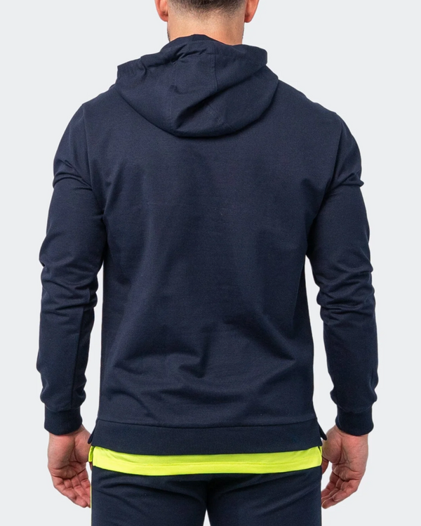 Maceoo Current Hoodie Blue