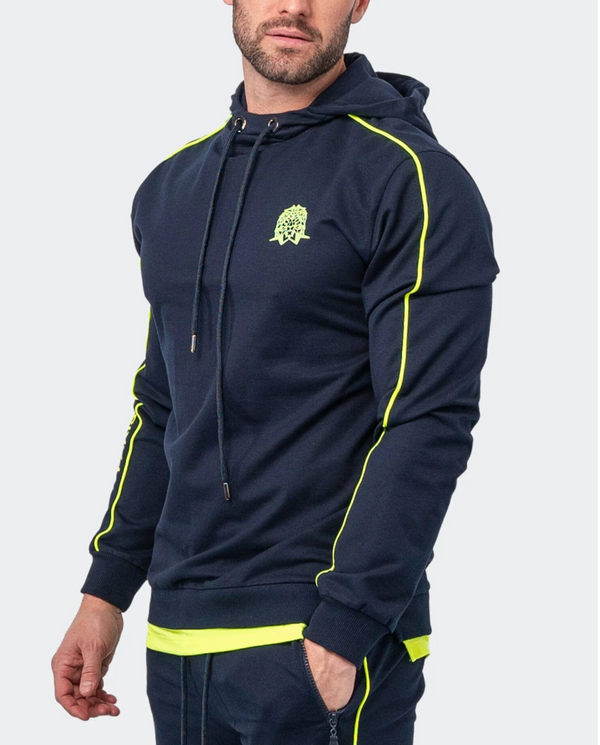 Maceoo Current Hoodie Blue