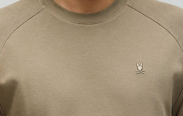 Psycho Bunny Men's Long Sleeve Evans | Dusky Green