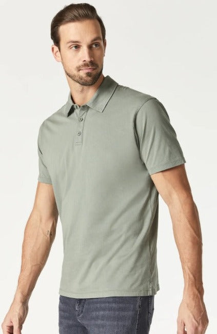 Mavi Polo Shirt Relaxed Fit | Agave Green - Caswell's Fine Menswear
