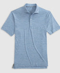 Johnnie-O Huron Solid Featherweight Performance Polo, Monsoon - Caswell's Fine Menswear
