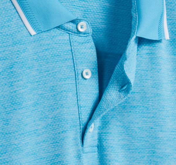Bugatchi Polo Shirt, Aqua - Caswell's Fine Menswear