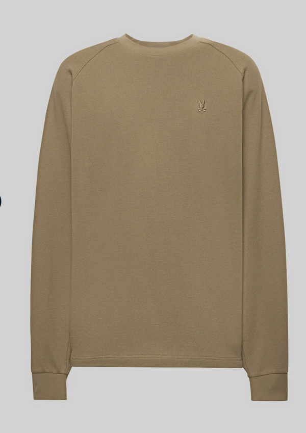 Psycho Bunny Men's Long Sleeve Evans | Dusky Green