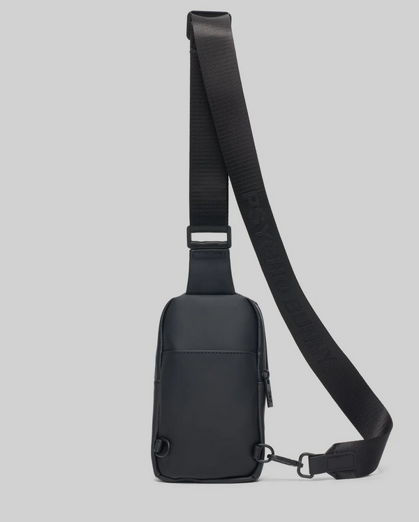 Psycho Bunny Men's Rubberized Crossbody | Black2