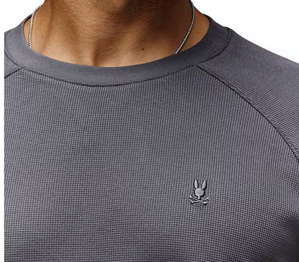 Psycho Bunny Men's Long Sleeve Evans | Blackened Pearl