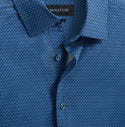 Bugatchi Ooohcotton Short Sleeve Shirt, Classic Blue - Caswell's Fine Menswear