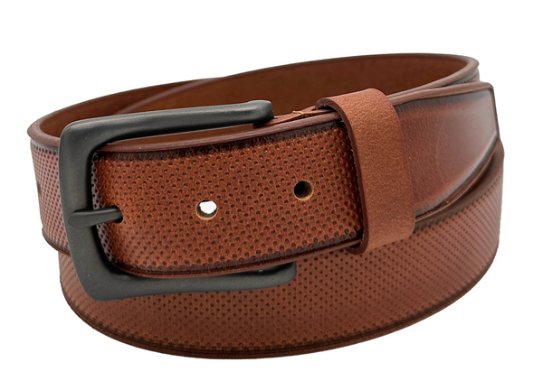 Bench Craft Leather Belt | Cognac - Caswell's Fine Menswear
