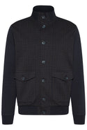 Bugatti button front Knit, Navy - Caswell's Fine Menswear