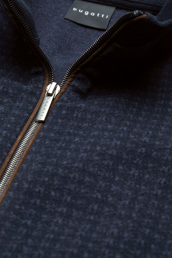 Bugatti Full Knit Sweater, Navy - Caswell's Fine Menswear
