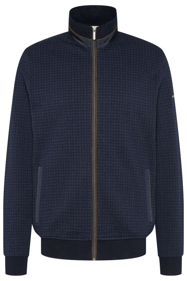 Bugatti Full Knit Sweater, Navy - Caswell's Fine Menswear
