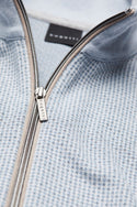 Bugatti Knit Full Zip | Light Blue - Caswell's Fine Menswear