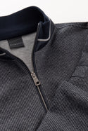 Bugatti Knit Full Zip | Navy - Caswell's Fine Menswear