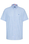 Bugatti Shirt Short Sleeve | Blue - Caswell's Fine Menswear