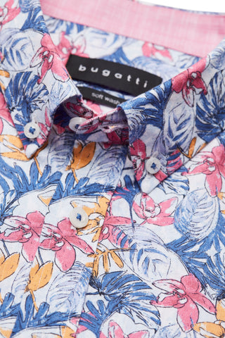 Bugatti Shirt Short Sleeve | Multi - Caswell's Fine Menswear
