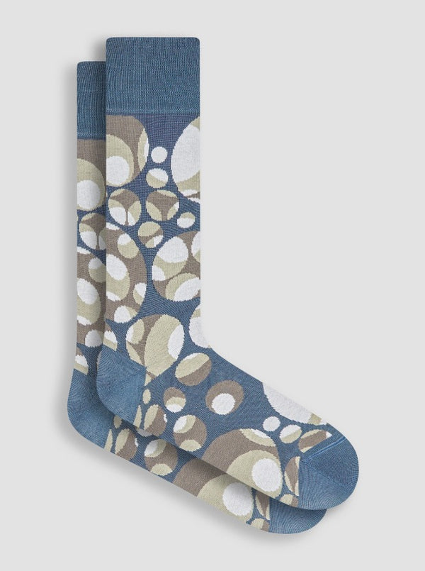 Bugatchi Socks Made in Italy, Cobalt - Caswell's Fine Menswear