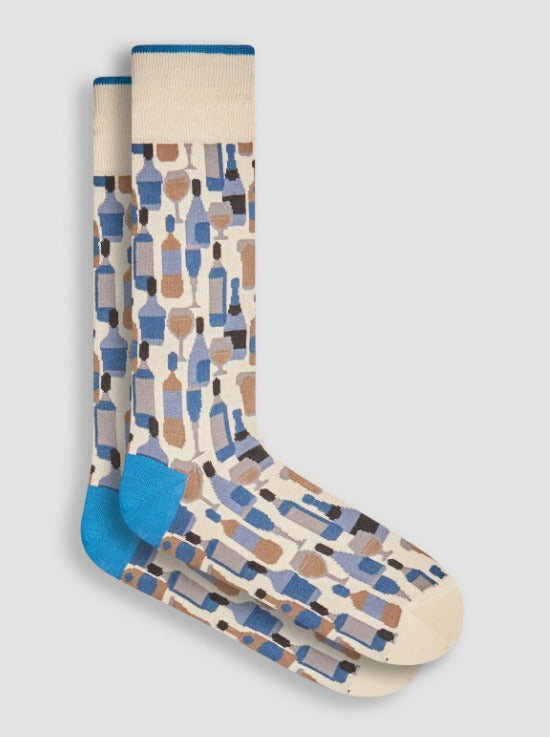 Bugatchi Socks Made in Italy, Sand - Caswell's Fine Menswear