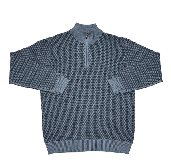 Modango Sweater 1/4 Zip | Grey - Caswell's Fine Menswear