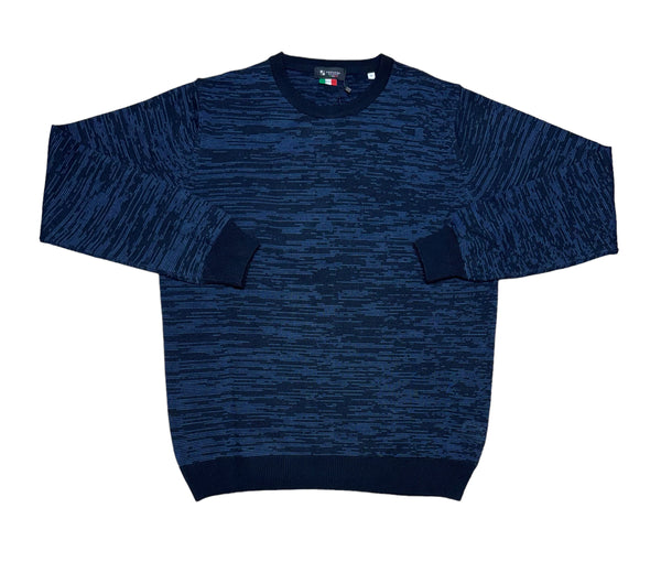 Modango Sweater Crew Neck | Navy - Caswell's Fine Menswear