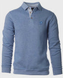 Ethnic Blue SIGNATURE Polo Sweater Soft Touch | Blue