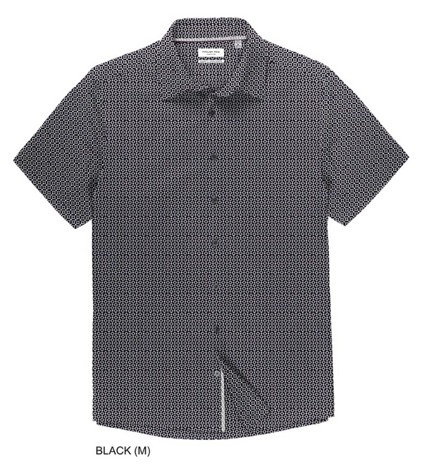 Projek Raw Shirt Short Sleeve | Black - Caswell's Fine Menswear