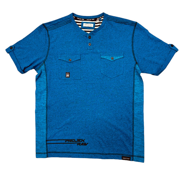 Projekt Raw Tee | Turquoise - Caswell's Fine Menswear