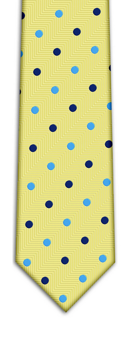 Tie, Yellow - Caswell's Fine Menswear
