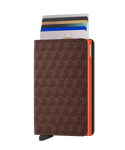 Slim Wallet Optical, Brown/Orange - Caswell's Fine Menswear
