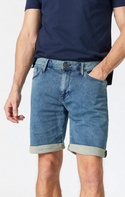 Brian 8" Inseam Shorts, Fog Blue - Caswell's Fine Menswear