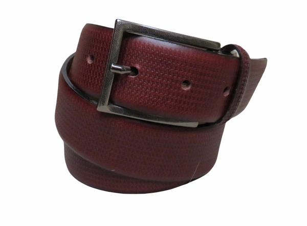 BENCH CRAFT BELT BURGANDY - Caswell's Fine Menswear