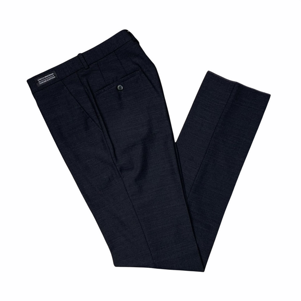 GALA DRESS PANT PLAIN FRONT CHARCOAL - Caswell's Fine Menswear